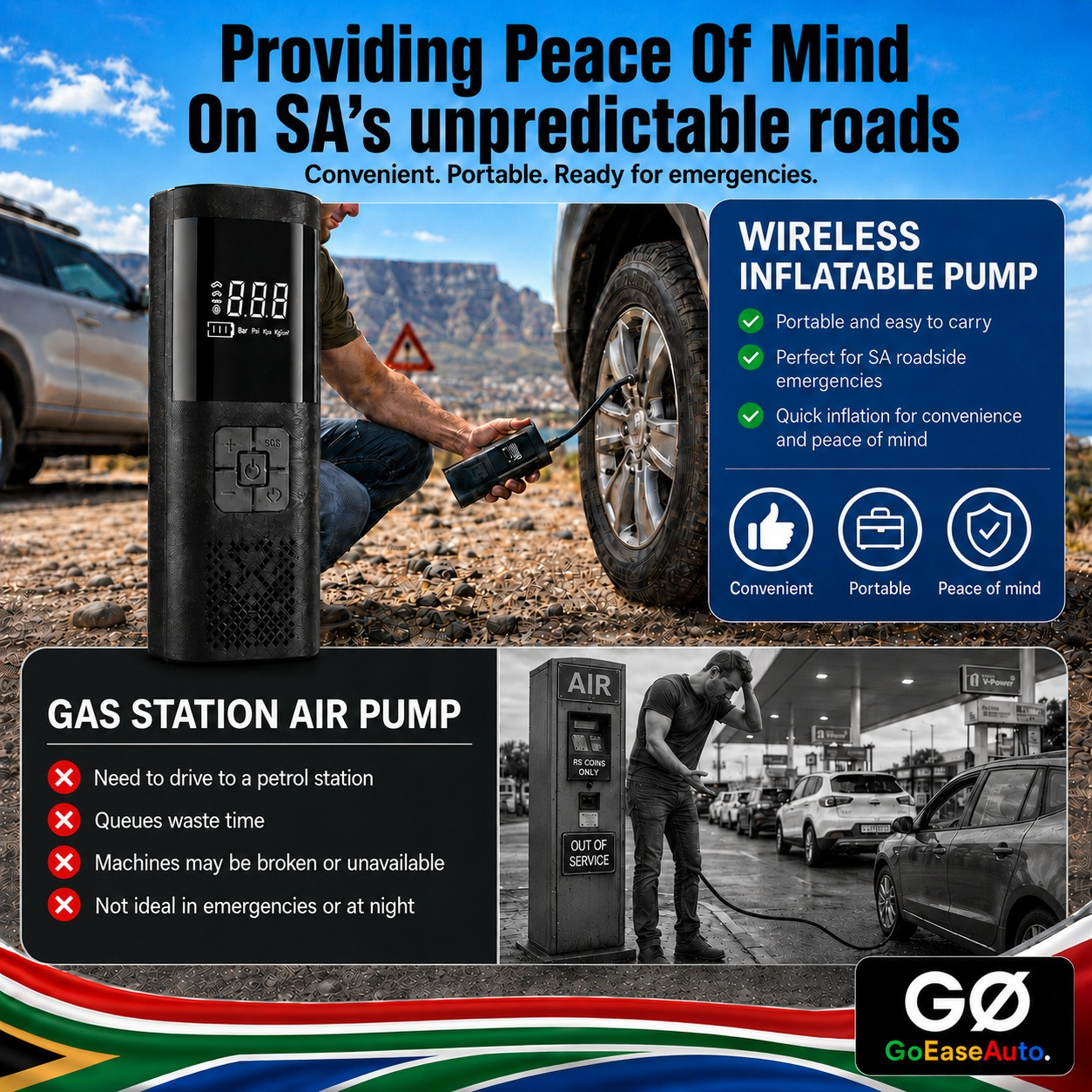 GoFlate - Portable Tyre Inflator